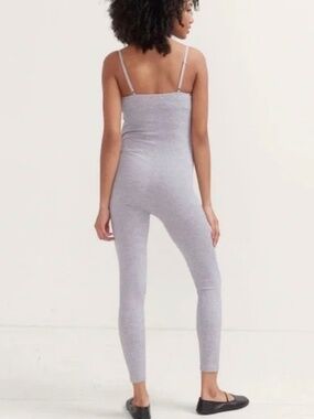 HATCH Grey Melange The Body Rib Unitard